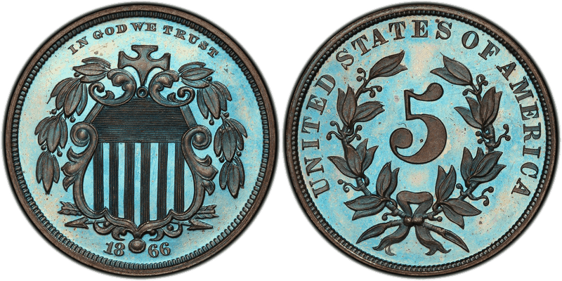 1866 Proof Nickel Pattern - J-490
