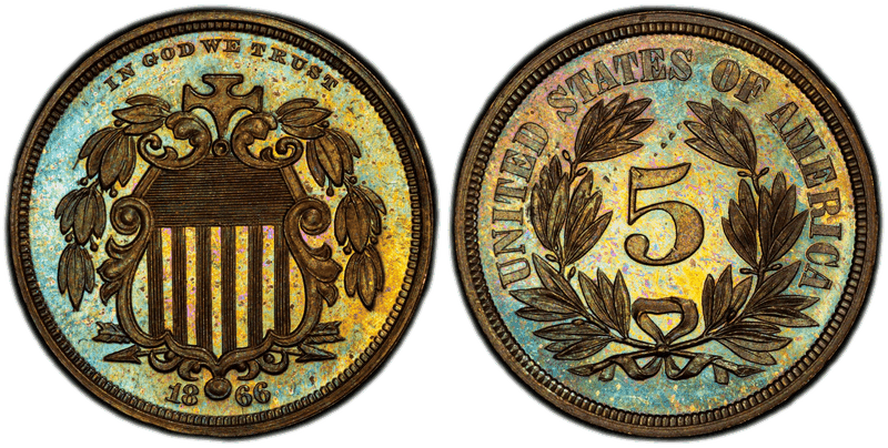 1866 Proof Nickel Pattern - J-496