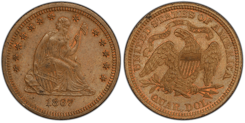 1867 Quarter Patterns