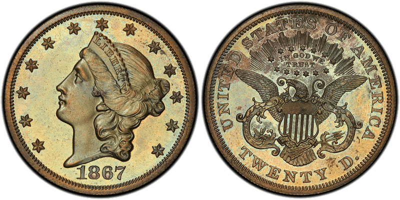 1867 Double Eagle Patterns