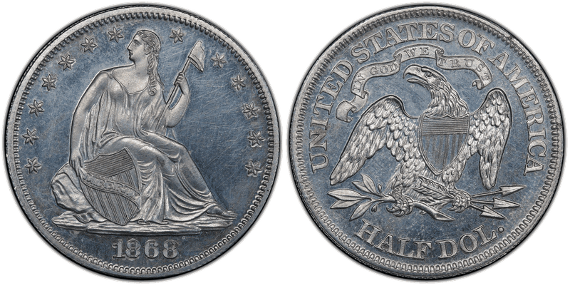 1868 Half Dollar Patterns