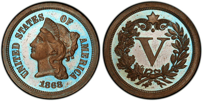1868 Proof Nickel Pattern - J-632