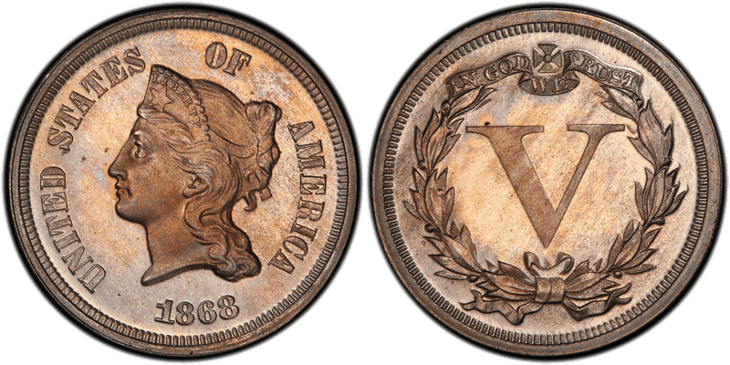 1868 Proof Nickel Pattern - J-633