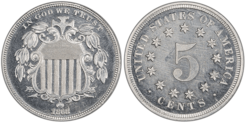 1868 Proof Nickel Pattern - J-636