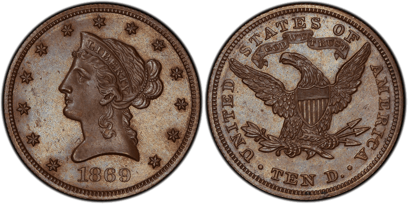 1869 Proof Eagle Pattern - J-781