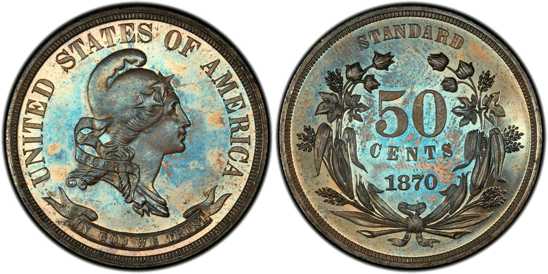 1870 Proof Half Dollar Pattern - J-940