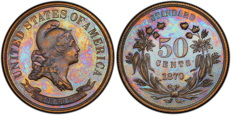 1870 Proof Half Dollar Pattern - J-941
