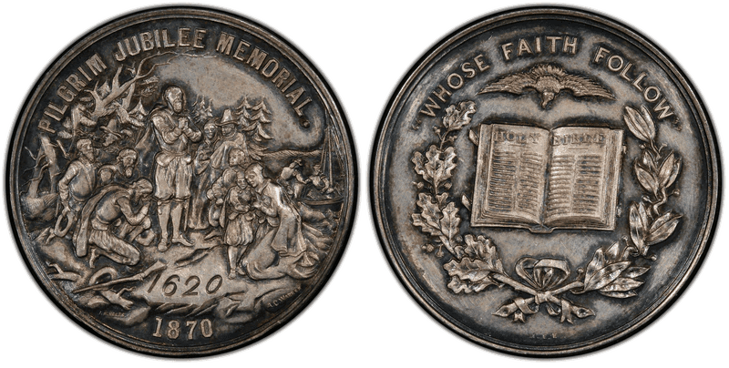 1870 HK-13, Pilgrim Jubilee So-Called Dollar