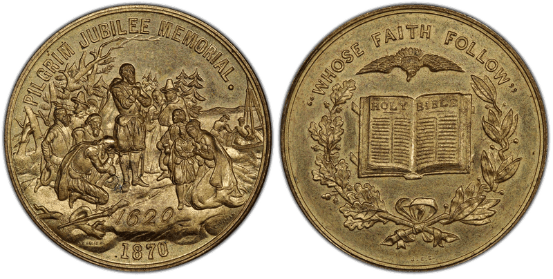 1870 HK-15, Pilgrim Jubilee Memorial Dollar