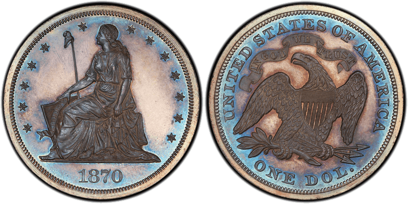 1870 Proof Dollar Pattern - J-1003