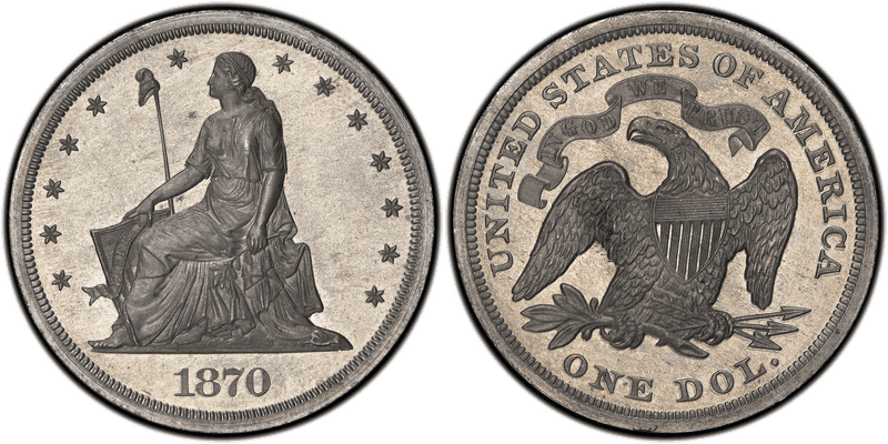 1870 Proof Dollar Pattern - J-1007