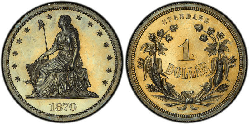 1870 Proof Dollar Pattern - J-998