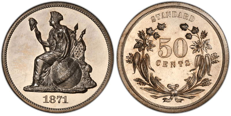 1871 Half Dollar Patterns