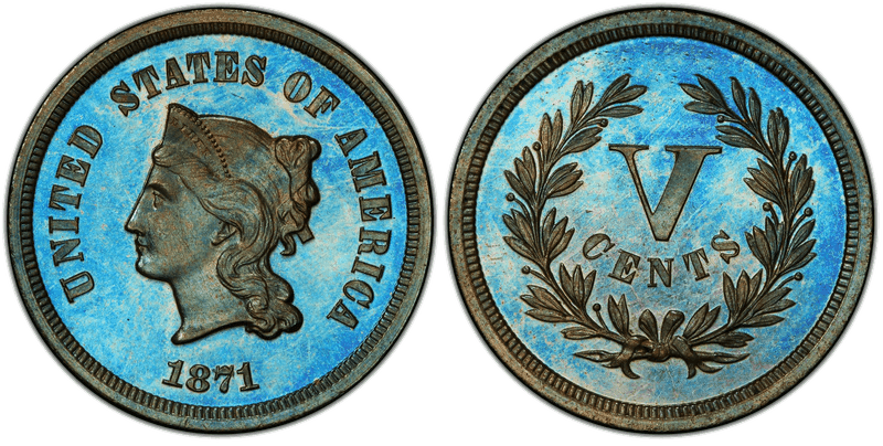 1871 Proof Nickel Pattern - J-1051