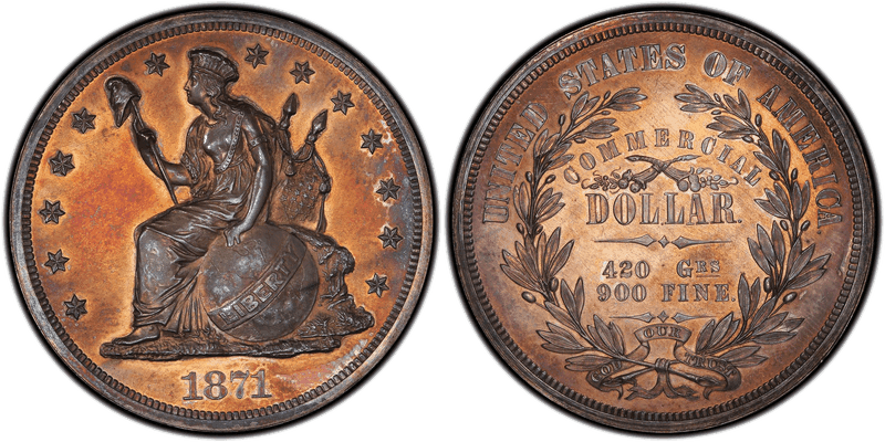 1871 Proof Dollar Pattern - J-1155