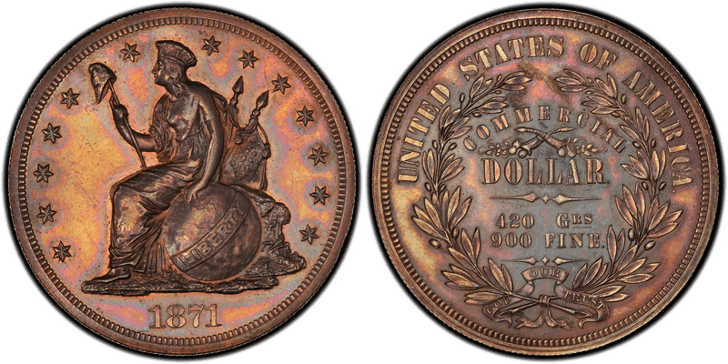 1871 Proof Dollar Pattern - J-1156