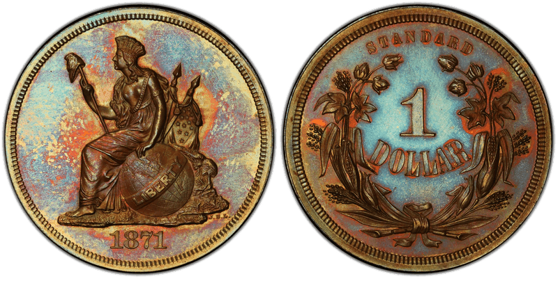 1871 Proof Dollar Pattern - J-1123