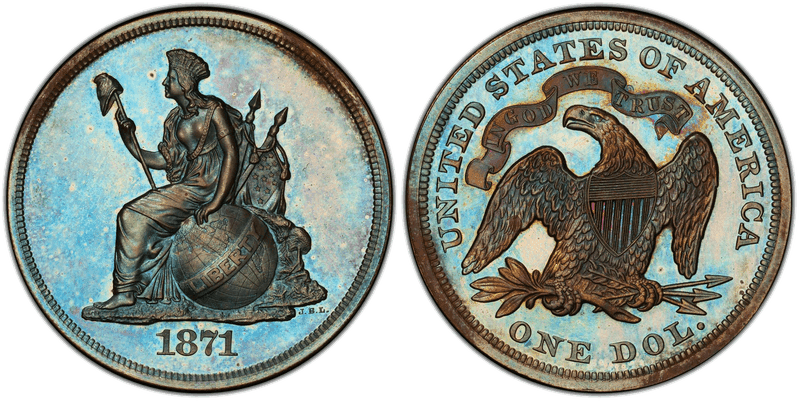 1871 Proof Dollar Pattern - J-1129