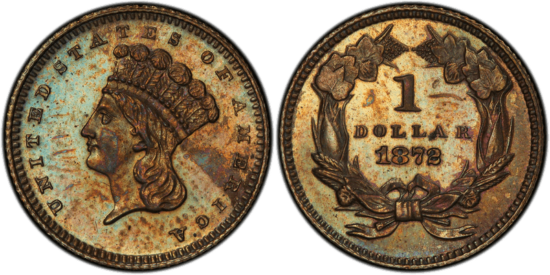 1872 Proof Dollar Pattern - J-1227