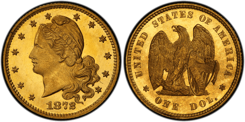 1872 Proof Dollar Pattern - J-1224