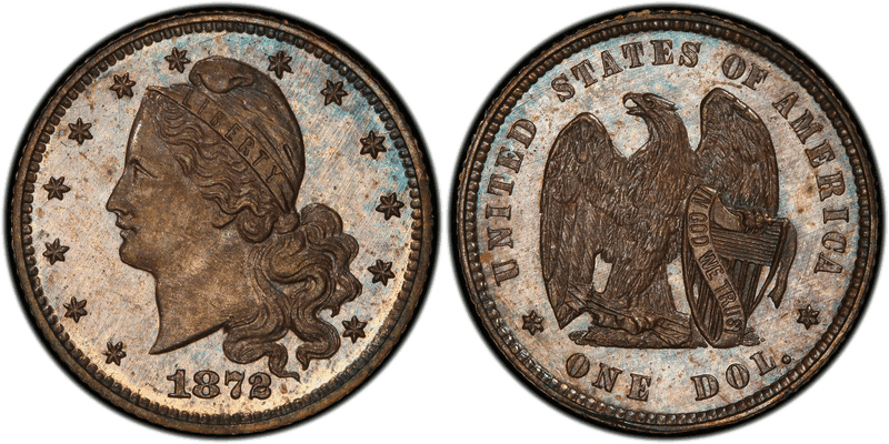 1872 Proof Dollar Pattern - J-1225