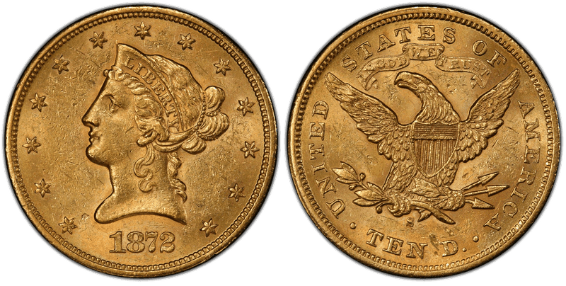 1872 (S) Liberty Head Eagle