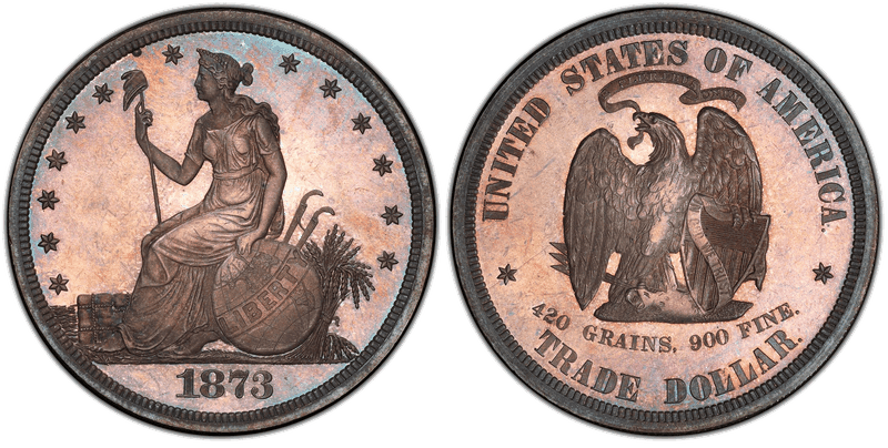 1873 Proof Dollar Pattern - J-1293