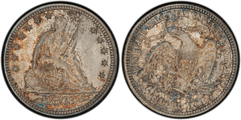 1873 Seated Liberty Quarter