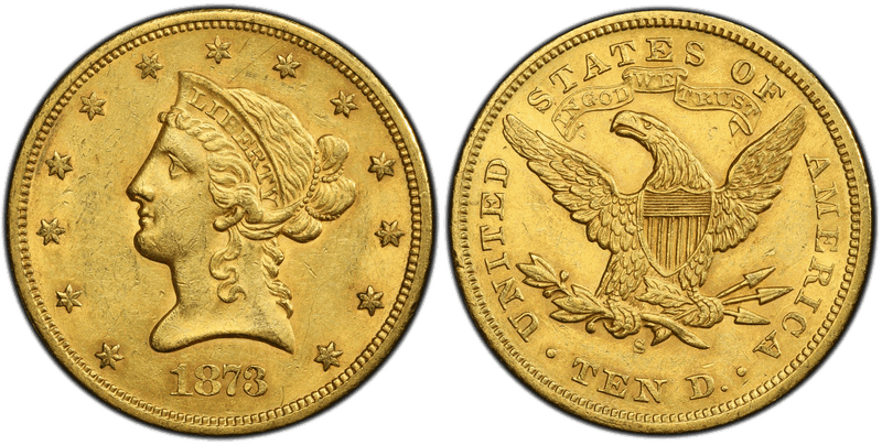 1873 (S) Liberty Head Eagle