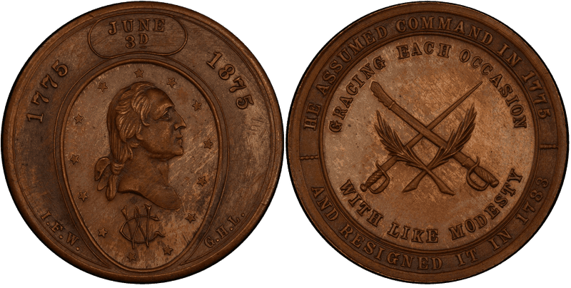 1875 Bronze Medal GW-857, Assumed Command