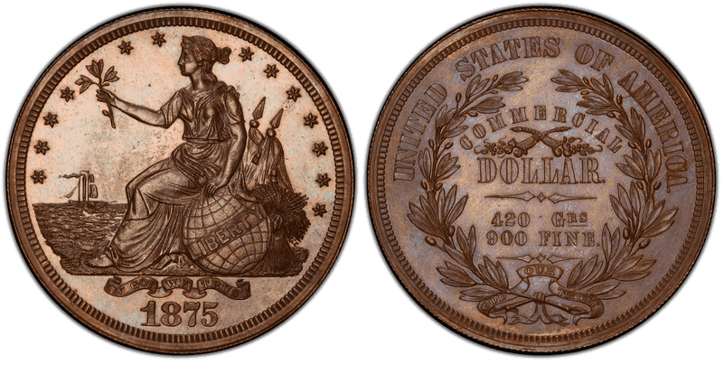 1875 Proof Dollar Pattern - J-1424