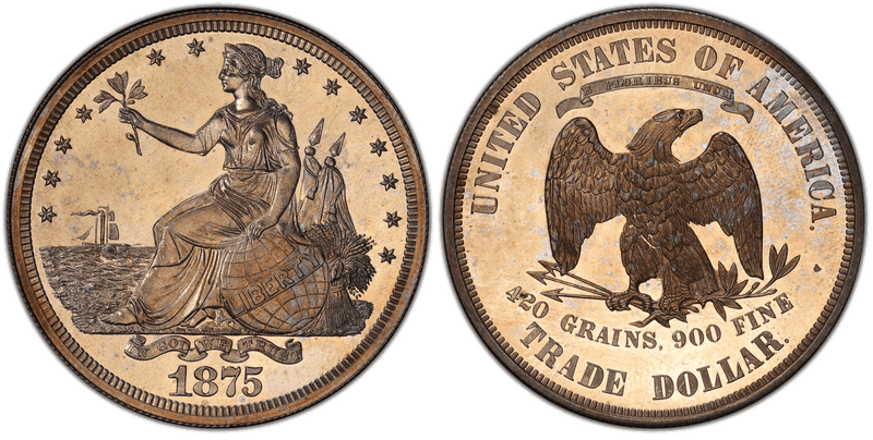 1875 Proof Dollar Pattern - J-1426