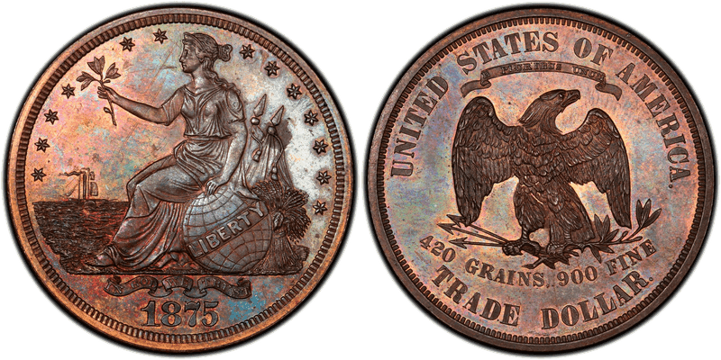 1875 Proof Dollar Pattern - J-1427