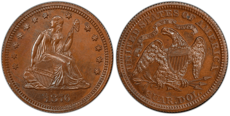 1876 Quarter Patterns