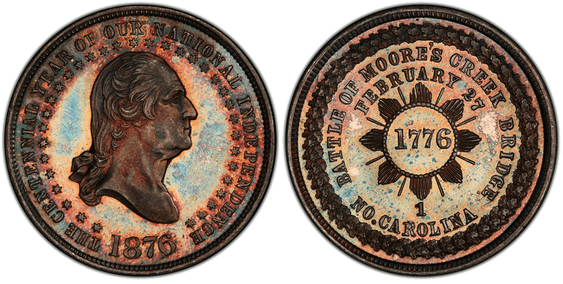 1876 Silver So-Called Dollar GW-884, HK-90, Moore's Creek Bridge