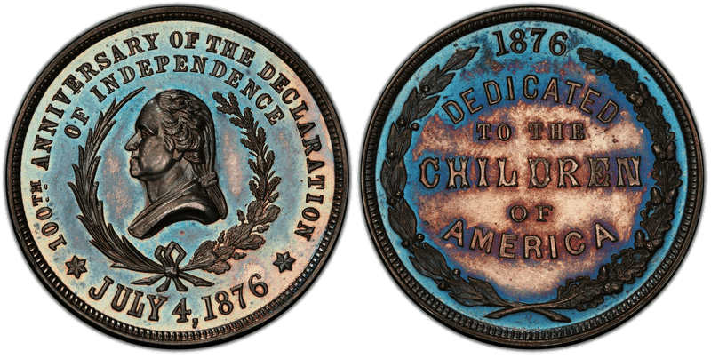 1876 Silver So-Called Dollar GW-902, HK-115a, U.S. Centennial Exposition