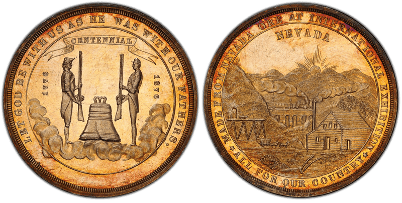 1876 HK-19, U.S. Centennial Expo Dollar