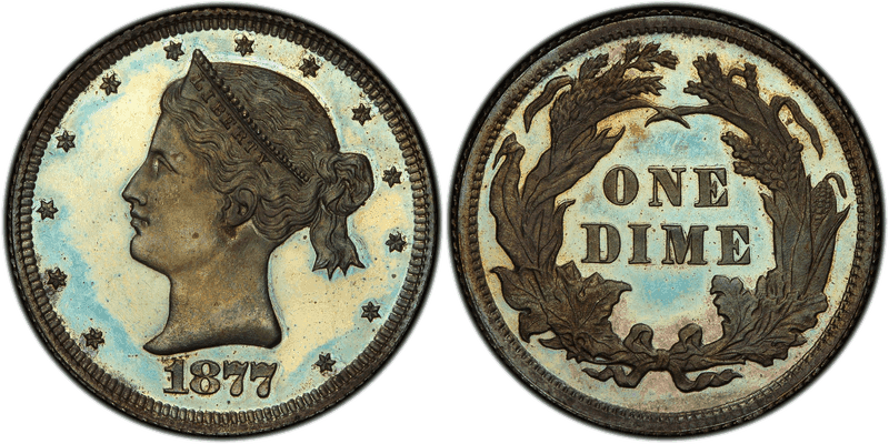 1877 Dime Patterns