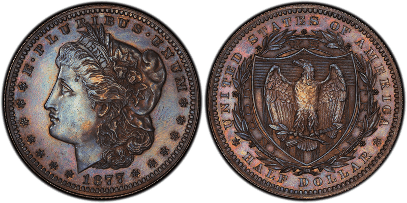 1877 Proof Half Dollar Pattern - J-1505