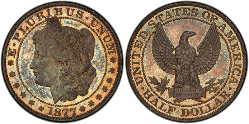 1877 Proof Half Dollar Pattern - J-1514