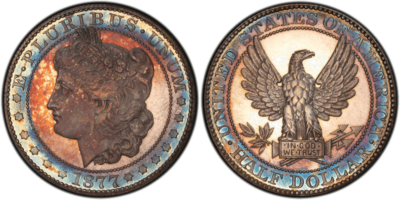 1877 Proof Half Dollar Pattern - J-1516