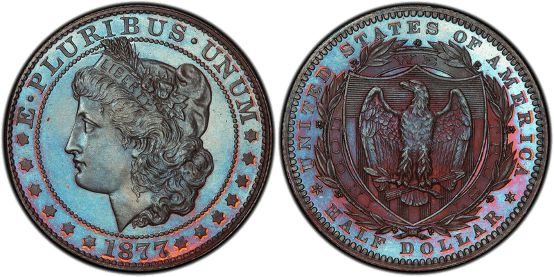 1877 Proof Half Dollar Pattern - J-1521