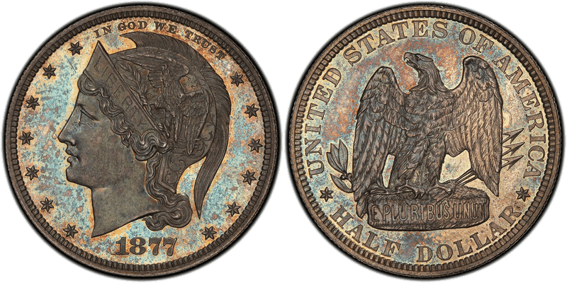 1877 Proof Half Dollar Pattern - J-1530