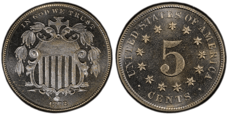 1878 Shield Nickel