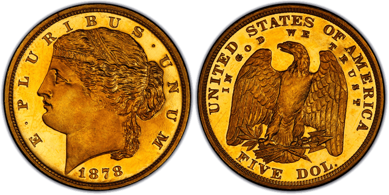 1878 Proof Half Eagle Pattern - J-1570