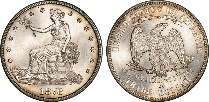 1878 (CC) Trade Dollar