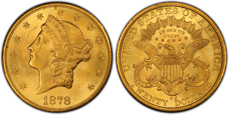 1878 Liberty Head Double Eagle