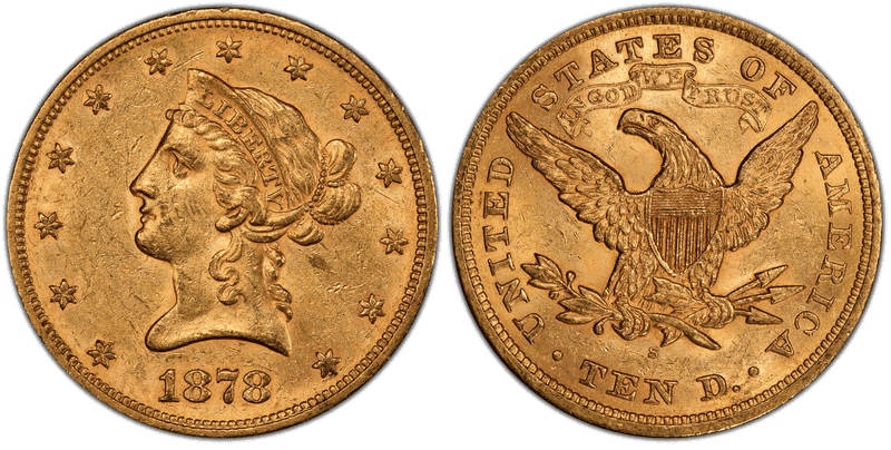 1878 (S) Liberty Head Eagle
