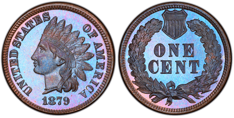 1879 Indian Head Cent Base