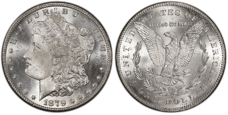 1879 (S) Morgan Dollar - Reverse of 1878